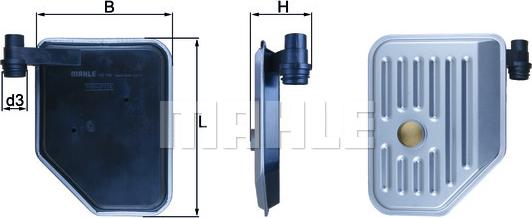 KNECHT HX 156 - Hidrofiltrs, Automātiskā pārnesumkārba ps1.lv