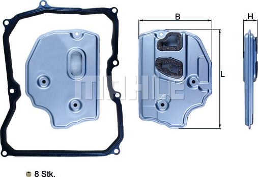 KNECHT HX 150KIT - Hidrofiltrs, Automātiskā pārnesumkārba ps1.lv