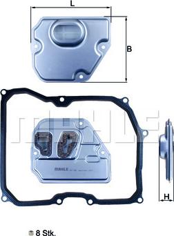 KNECHT HX 169KIT - Hidrofiltrs, Automātiskā pārnesumkārba ps1.lv