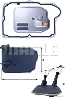 KNECHT HX 161D - Hidrofiltrs, Automātiskā pārnesumkārba ps1.lv