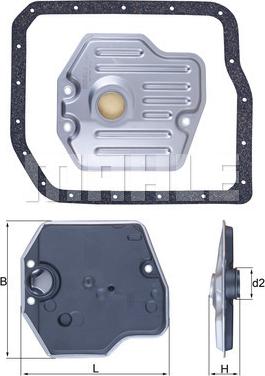 KNECHT HX 245D - Hidrofiltrs, Automātiskā pārnesumkārba ps1.lv