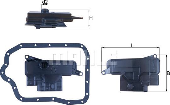 KNECHT HX 234D - Hidrofiltrs, Automātiskā pārnesumkārba ps1.lv