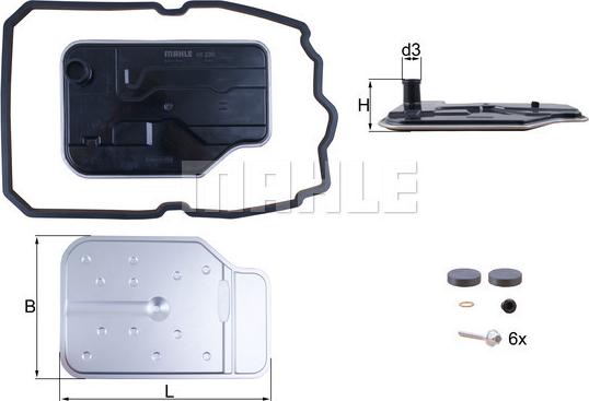 KNECHT HX 230 KIT - Hidrofiltrs, Automātiskā pārnesumkārba ps1.lv