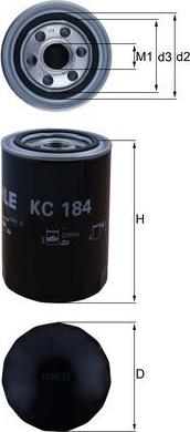 KNECHT KC 184 - Degvielas filtrs ps1.lv