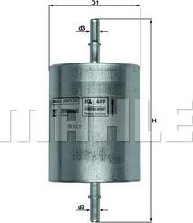 KNECHT KL 409 - Degvielas filtrs ps1.lv