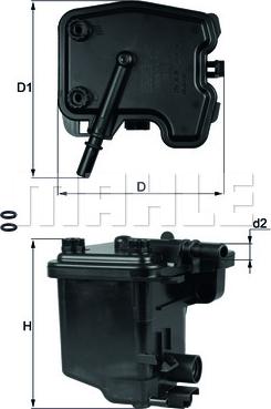 KNECHT KL 431D - Degvielas filtrs ps1.lv