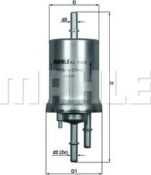 KNECHT KL 156/3 - Degvielas filtrs ps1.lv