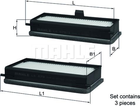 KNECHT LA 679/S - Filtrs, Salona telpas gaiss ps1.lv