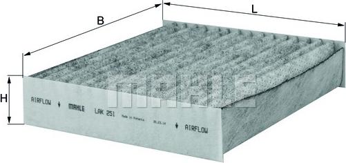 KNECHT LAK 251 - Filtrs, Salona telpas gaiss ps1.lv