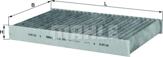 KNECHT LAK 280 - Filtrs, Salona telpas gaiss ps1.lv