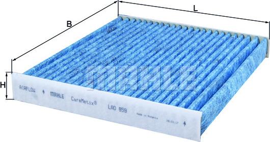 KNECHT LAO 859 - Filtrs, Salona telpas gaiss ps1.lv