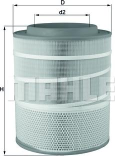 KNECHT LX 3141 - Gaisa filtrs ps1.lv