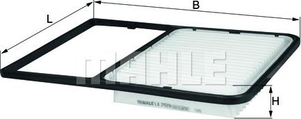 KNECHT LX 2029 - Gaisa filtrs ps1.lv