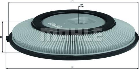 KNECHT LX 724 - Gaisa filtrs ps1.lv