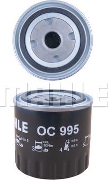 KNECHT OC 995 - Eļļas filtrs ps1.lv