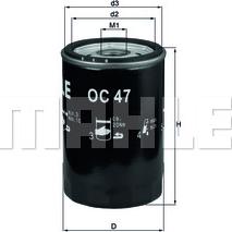 KNECHT OC 47 - Eļļas filtrs ps1.lv