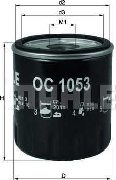 KNECHT OC 1053 - Eļļas filtrs ps1.lv
