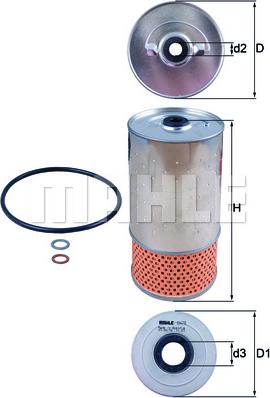 KNECHT OX 78D - Eļļas filtrs ps1.lv