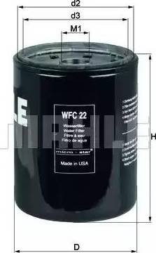 KNECHT WFC 22 - Dzesēšanas šķidruma filtrs ps1.lv