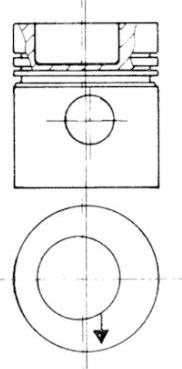 Kolbenschmidt 93831952 - Remkomplekts, Virzulis / Cilindra čaula ps1.lv