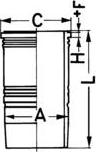 Kolbenschmidt 89186110 - Cilindra čaula ps1.lv