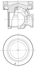 Kolbenschmidt 40834962 - Remkomplekts, Virzulis / Cilindra čaula ps1.lv