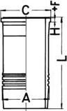 Kolbenschmidt 89889110 - Cilindra čaula ps1.lv