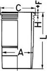 Kolbenschmidt 89389110 - Cilindra čaula ps1.lv