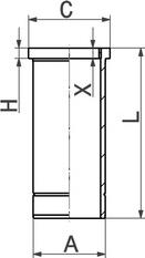 Kolbenschmidt 89920110 - Cilindra čaula ps1.lv