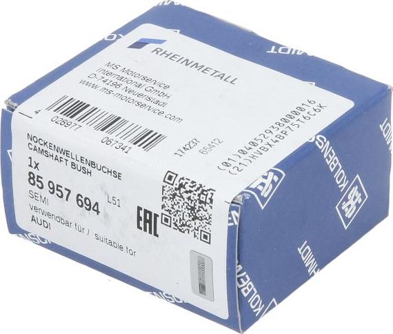 Kolbenschmidt 85957694 - Gultnis, Balansiervārpsta ps1.lv