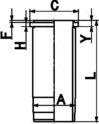 Kolbenschmidt 89532110 - Cilindra čaula ps1.lv