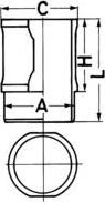 Kolbenschmidt 88592110 - Cilindra čaula ps1.lv