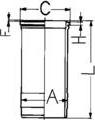 Kolbenschmidt 92740960 - Remkomplekts, Virzulis / Cilindra čaula ps1.lv