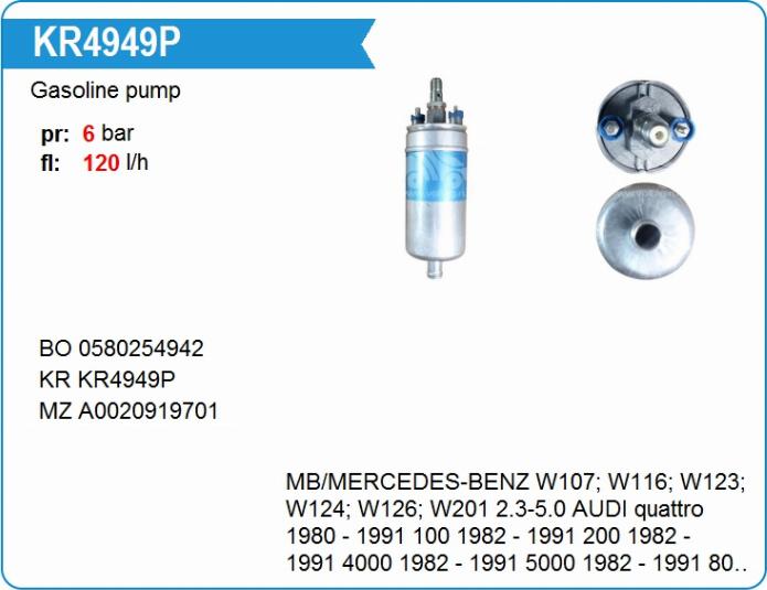 Krauf KR4949P - Degvielas sūknis ps1.lv