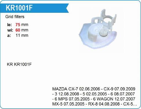 Krauf KR1001F - Degvielas filtrs ps1.lv