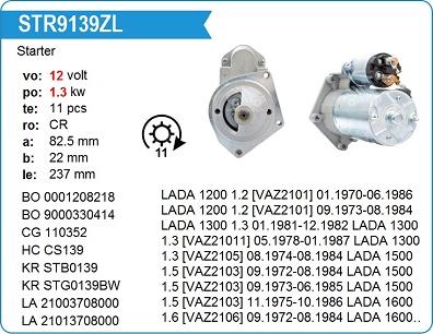 Krauf STR9139ZL - Starteris ps1.lv