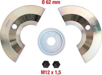 KS Tools 150.2141 - Montāžas instrumentu komplekts, Riteņa rumba / gultnis ps1.lv
