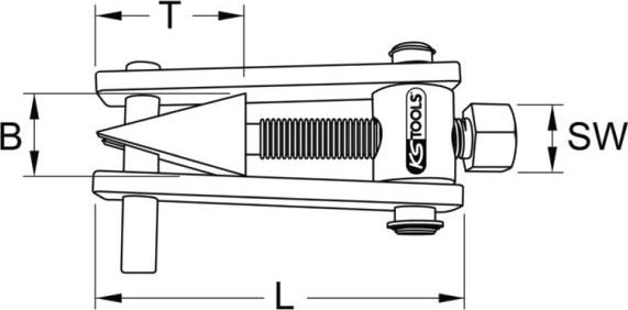 KS Tools BT591550 - Uzstādīšanas instrumentu komplekts, Gāzu sadales mehānisms ps1.lv