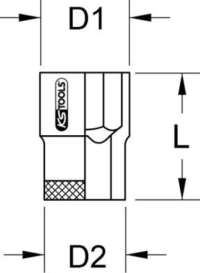 KS Tools BT541061 - Galatslēg. maiņgalviņa, vad. vārsts (sad. vārpstas regulat.) ps1.lv