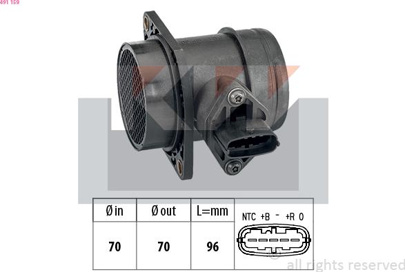 KW 491 159 - Gaisa masas mērītājs ps1.lv