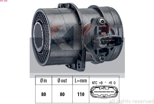 KW 491 266 - Gaisa masas mērītājs ps1.lv