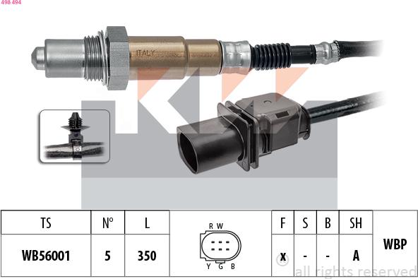 KW 498 494 - Lambda zonde ps1.lv