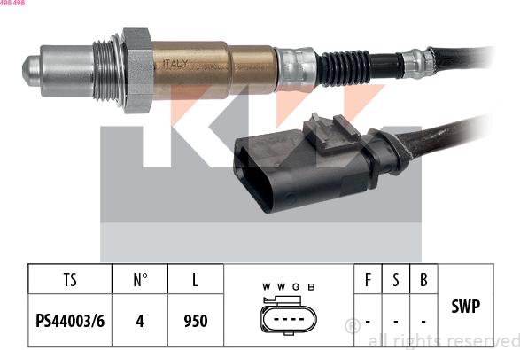 KW 498 498 - Lambda zonde ps1.lv