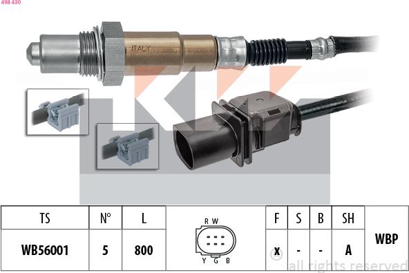 KW 498 430 - Lambda zonde ps1.lv