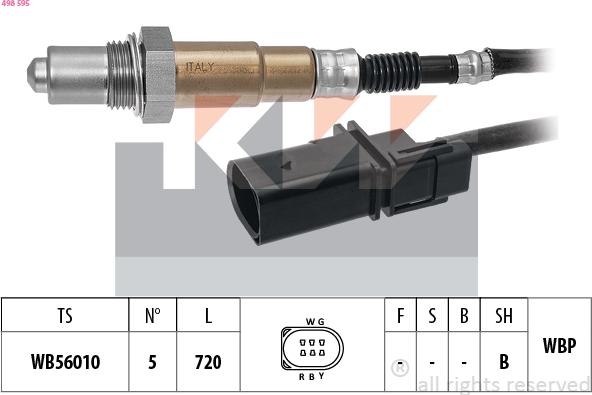 KW 498 595 - Lambda zonde ps1.lv