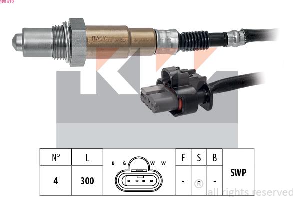 KW 498 510 - Lambda zonde ps1.lv