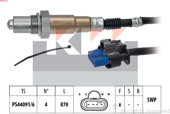 KW 498 511 - Lambda zonde ps1.lv