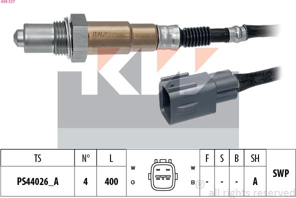 KW 498 537 - Lambda zonde ps1.lv