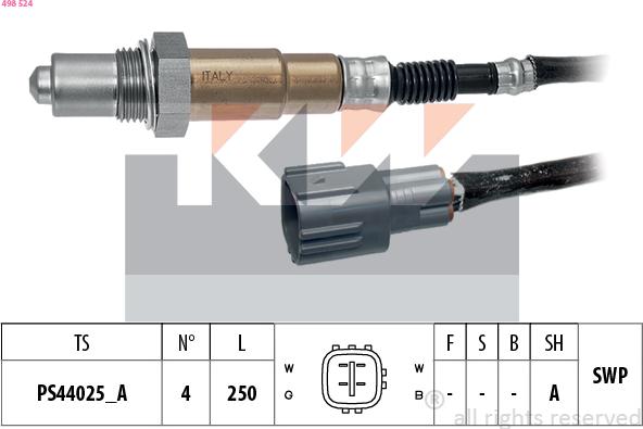 KW 498 524 - Lambda zonde ps1.lv