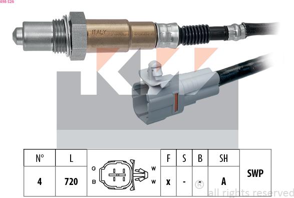 KW 498 526 - Lambda zonde ps1.lv